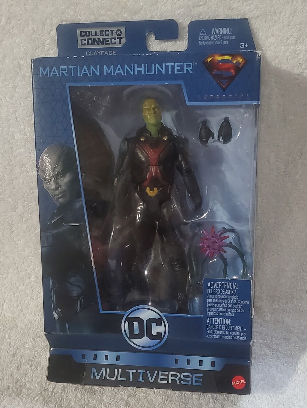 DC Martian Manhunter Figure — Green, Black & Red Accents